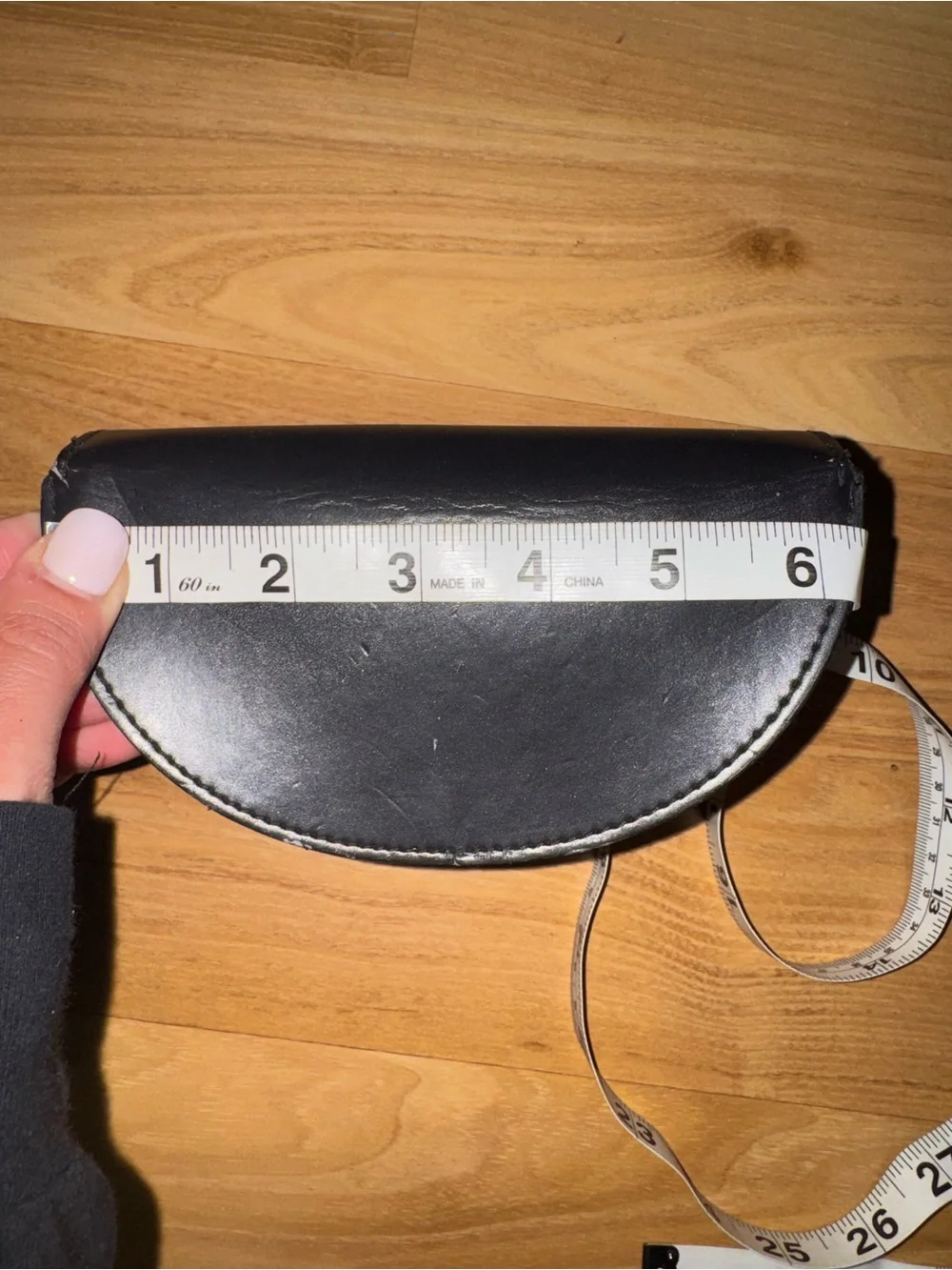 Gucci Dark Brown Black Leather Eyewear Case with Gold Logo